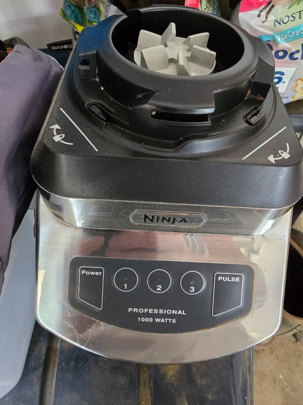 Ninja Blender Model NJ600 Base Motor Only Works Well 1000 Watt